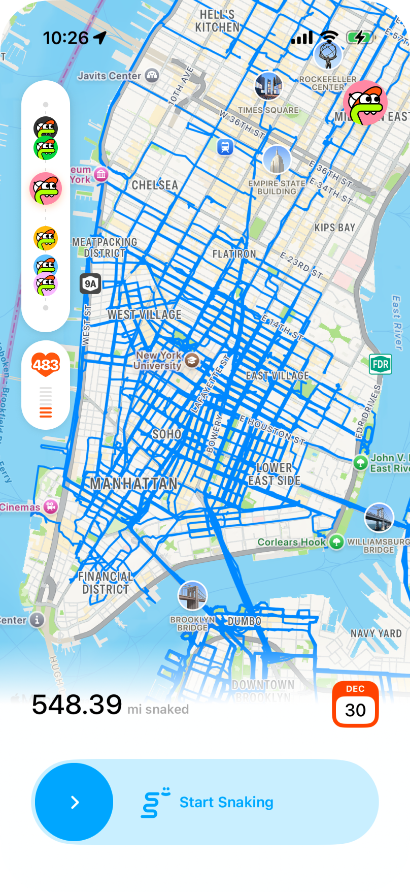 SnakeCity App Screenshot